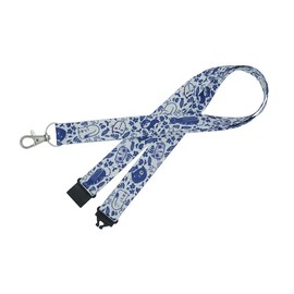 Cat Lanyard Cat Print Cat Lovers Lanyard Neck Strap Lanyard ID Card Pass Badge Holder Neck Strap with Safety Breakaway and Trigger Clip