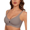HORISUN Women's Wireless Bras No Underwire Push Up Bras Soft