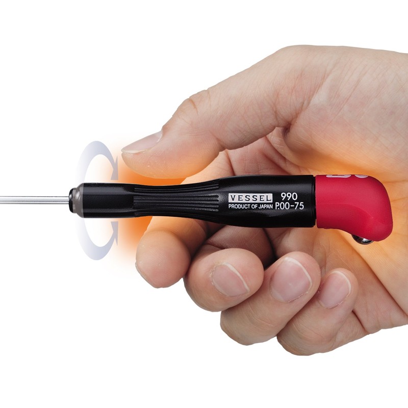Vessel Precision Torx Screwdriver, G Grip, T15 x 80, 990TX