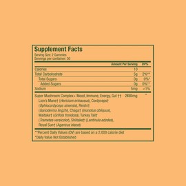 WonderDay Mushroom Gummies by Plant People – Zero Sugar, Organic Raspberry Flavor – 8+ Functional Mushrooms for Daily Wellness & Immune Support