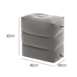 Buithafu Airplane Footrest,2 Pcs Inflatable Foot Rest for Kids, Adjustable Height Travel Pillow On Airplanes, Cars, Office, Toddler Airplane Travel Essentials