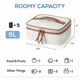 TOURIT Lunch Bag for Men Women Insulated Lunch Box Portable Food Containers Bag Small Lunch Bag Women for Office, Work, Picnic