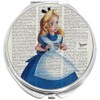 NewCharms Alice in Wonderland Tea Party Book Compact with Mirrors