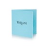 Trilani Women's Solitaire Ring 925 Sterling Silver with Cubic Zirconia