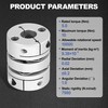Flexible Shaft Coupling, D32 L40 Aluminum Flexible Diaphragm Motor Shaft