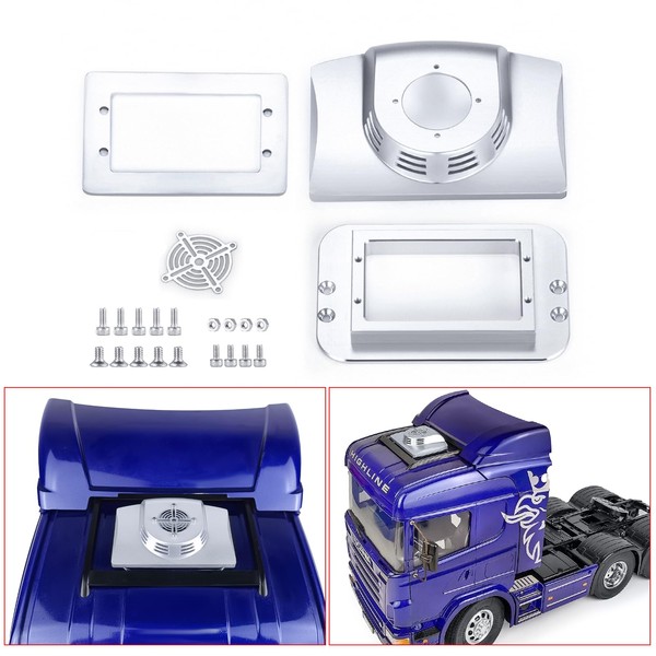 WEFEINO Aluminum RC Car Shell Window Upgrade Parts for 1/14