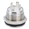 5Pcs Button Switch Stainless Steel Flat Top Button with LED