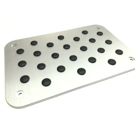 BCWM Universal Aluminum Footplate Floor Mat