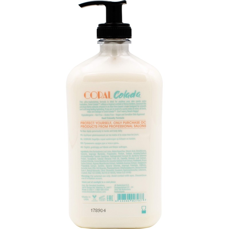 Devoted Creations Coral Colada Moisturizer 18.25 oz