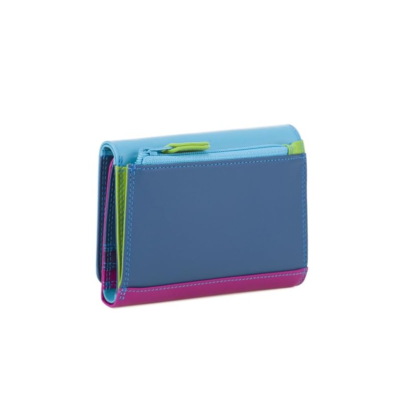 mywalit Tri-Fold Wallet - Leather, Multi-Color, 8 Card, Id Window,