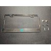 Glowshop Glow Lexus Logo Holographic Chrome Stainless Steel license Frame