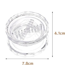 Rotating Garlic Twister Garlic Crusher Garlic Crusher Chopping Garlic Ginger Crusher Grater Julienne Transparent Manual Multi-functional Home Use White