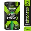 Schick Xtreme3 Piel Sensible x 2, 33 grams, 1 unidad,