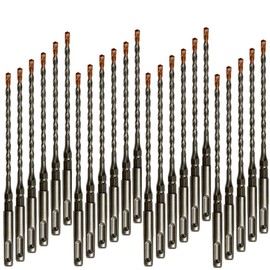 24PC, 5/32" x 7" with 1/4" SDS Plus Hex Rotary Hammer Drill Bits for Concrete Screw, Rotary Drill Bit 5/32, Sds Plus Bits (5/32 x 7,24)