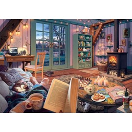Ravensburger My Haven No 6. The Cosy Shed 1000 Piece Jigsaw Puzzle for Adults and Kids Age 12 Years Up - Christmas Gifts