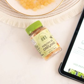 Aceite Orégano 30ml Y 2 Frascos De Perlas Orégano Y Miel