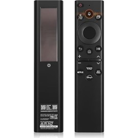BN59-01385A - Control Remoto de Voz Solar de Repuesto para Samsung Frame TV con Célula Solar Recargable, Compatible con Samsung 2021-2022 Neo LED Smart 4K Ultra HD TV, 4 Botones de Acceso (Negro)