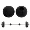 1 Pair of Barbell Dumbbell Curved Bar Grip Round Spherical
