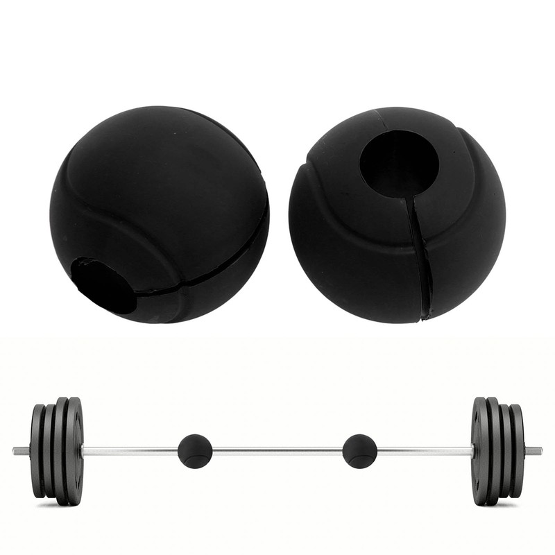 1 Pair of Barbell Dumbbell Curved Bar Grip Round Spherical