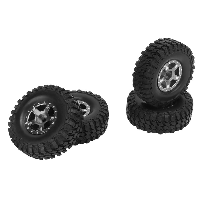 RC Car Rubber Tires Metal Tyre Wheel Full Series Universal