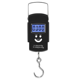 ThreeH Fish Scale Luggage 50Kg/110Lbs Backlit LCD Display Digital Fishing Scale Pocket Size Fishing Gifts