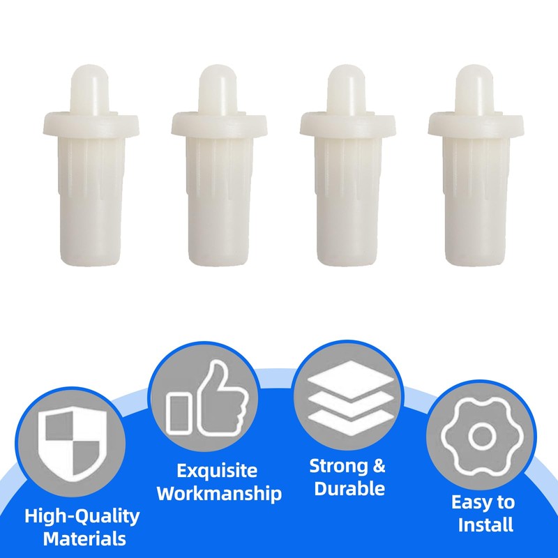 HARY 100Pcs Window Shutters Repair Pins - (Dia. 9mm) Panel