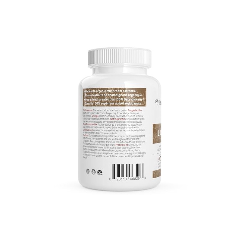 Real Mushrooms Real Mushrooms Lions Mane Capsules- Organic Mushroom Extract