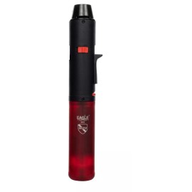 Cigar Boulevard Eagle Torch Turbo 7" Pen Red Torch Lighter Clear
