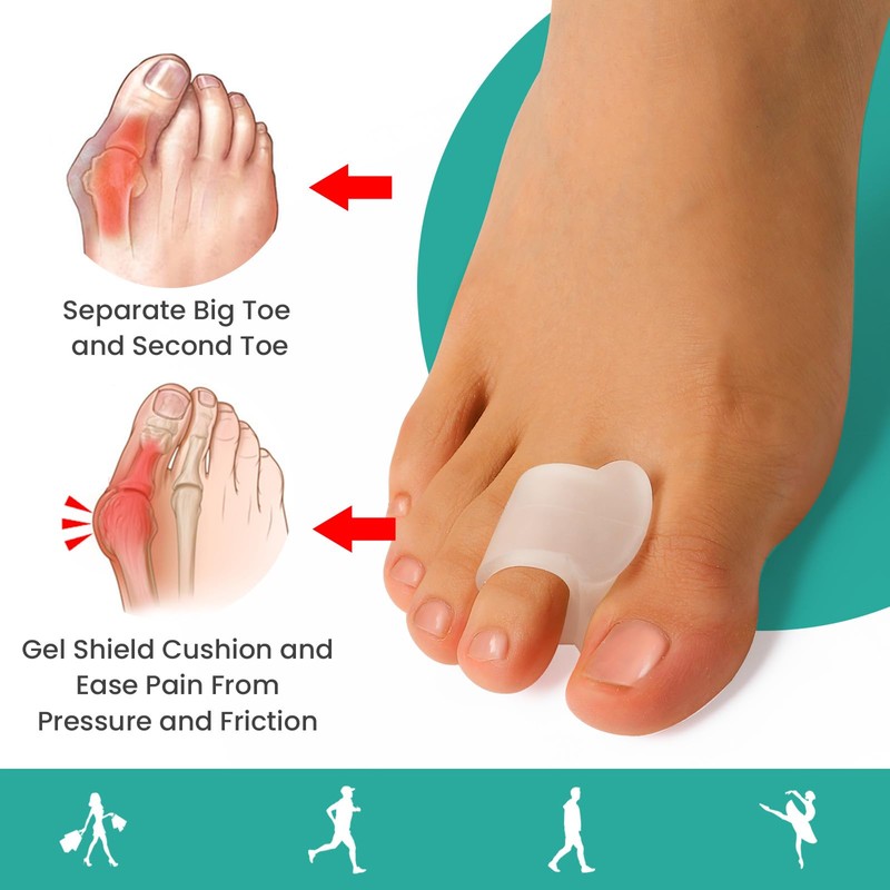 Welnove Toe Separators for Overlapping Toes - Aloe Vera Extract