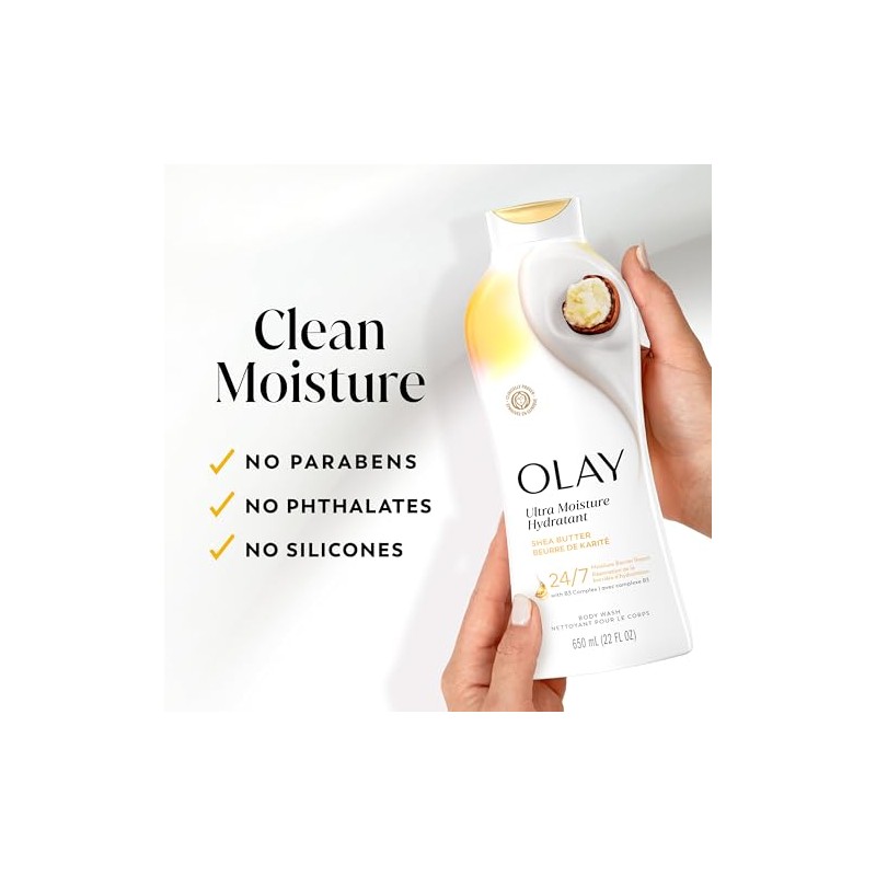 Olay Ultra Moisture Shea Butter Body Wash, 1.6 Pound