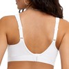 Champion Women's Spot Comfort Full Support Sports Bra, White, 36DD