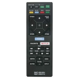 RMT-VB100U Replacement Remote Control fit for Sony Player BDP-BX650 BDPBX650 BDPS1500 BDP-S1500 BDP-S2500 BDPS2500 BDP-S2900 BDPS2900 BDPS3500 BDP-S3500 BDPS4500