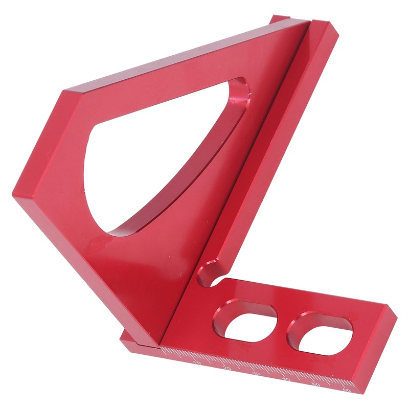 Layout Miter Gauge Aluminium Alloy 45 90 Degree Measuring Scribing
