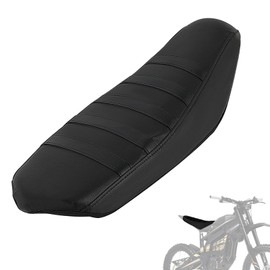 IUVWISN Dirt Bike Seat Cover Motorcycle Stripe Rubber Soft for Talaria Sting MX3/R MX4 MX5 PRO Electric Bike Ebike Black