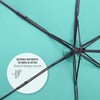 PERLETTI Slim Pocket Umbrella for Women Men - Compact Umbrella