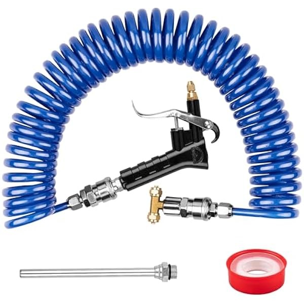 Blue Heavy Duty Truck Air Duster Blow Gun Cleaning with