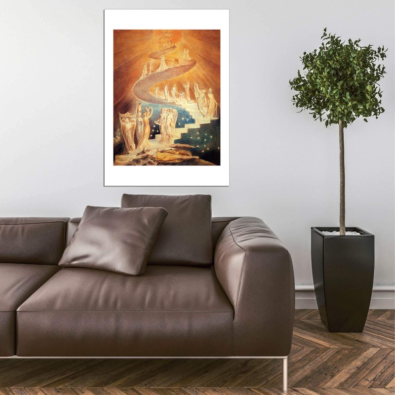 Spiffing Prints William Blake - Jacob's Ladder - Small -