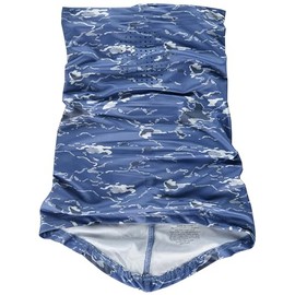 Salt Life Tactical Camo Face Shield, Elemental Blue, OSFM