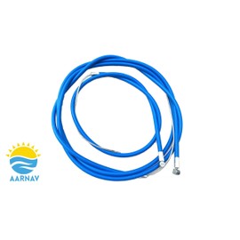 AARNAV FRONT REAR BMX MTB BIKE CYCLE BRAKE CABLES, Outer & INNER, Complete Brake Cable Set for Bicyle (Blue Complete Cable Set)