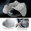 BREENHILL Hooded Neck Pillow Can Conceal Your Face, Inflatable Footrest