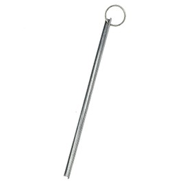Large Lunar Half Moon Elevator Door Key, Silver