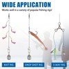 Eco-Friendly Fishing Sinker Weight Kits Bass Casting Sinkers Fishing Hooks