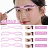 Forahome Women's Upgraded Eyebrow Template Set of 4 Different Eyebrows