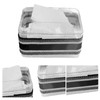 Rectangular Clear Tissue Box Holder Transparent Visible Napkin Paper Storage
