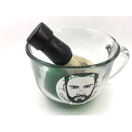 Shaving soap and brush set 4 oz Curve Type fragrance