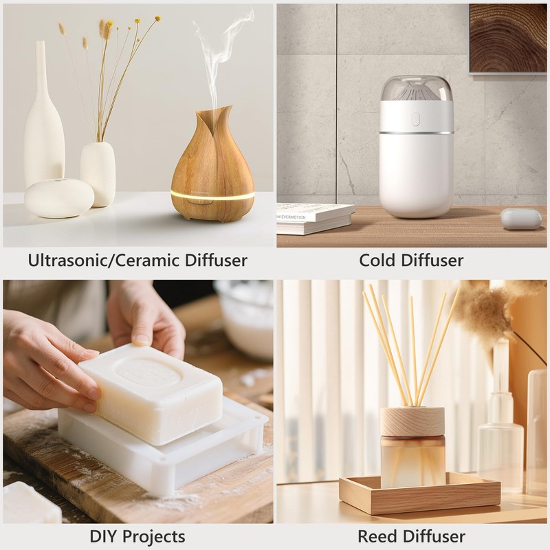 BNVVT Hotel Diffuser Oil Fragrance Oil Set (6 x 20ml)