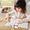 10 Racing Car Reward Chart with 216 Round Stickers, Incentive
