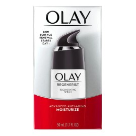 Olay Regenerist Regenerating Serum 1.7 Oz 50 Ml Gel Hidratante Ligero Para El Rostro Con Ingredientes Antienvejecimiento Avanzados Para Una Piel Visiblemente Más Suave Desde El Primer Día. Anti Edad.