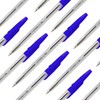BAZIC Pure Blue Stick Pen (12/Pack)