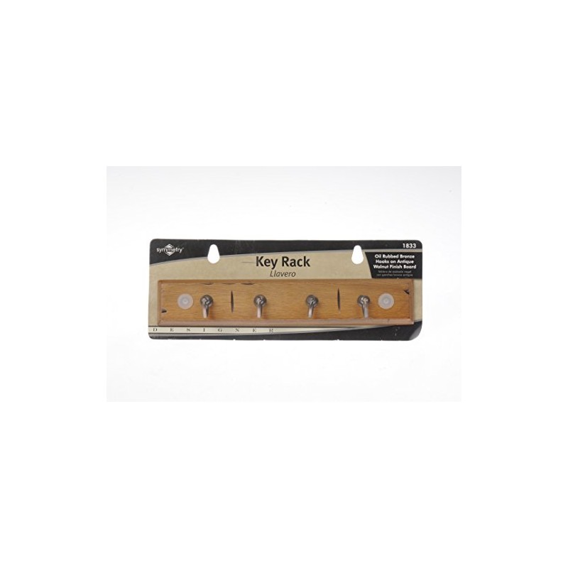 Dorman Hardware 4-1833 Keyrack with 4 Extra Small Single Bronze